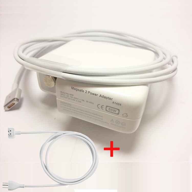 A1424,A1398 PC adaptateur pour 85W Apple Magsafe 2 Retina A1424 A1398