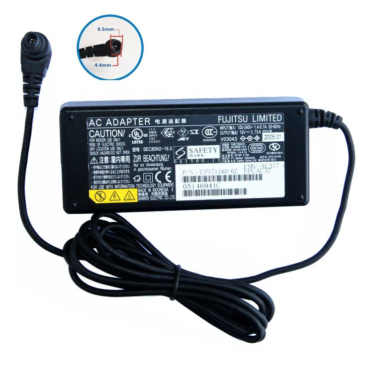 FMV-AC311S,CA01007-0730 PC adaptateur pour 60W Fujitsu S6210 FPCAC45 FPCAC45AP FPCAC45W