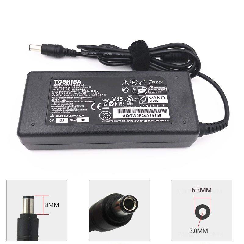 PA3283E-2ACA,PA3241U-1ACA PC adaptateur pour 75W Toshiba PA2484U PA2488U PA3283E-2ACA PA3241U-1ACA