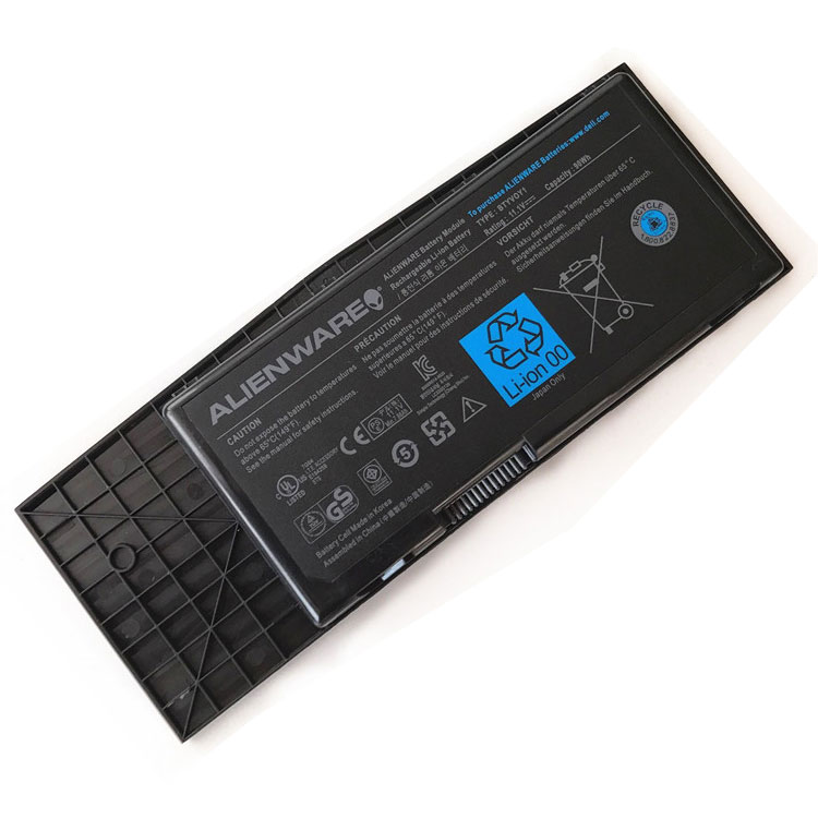 BTYVOY1,C0C5M PC batterie pour Dell Alienware M17x R3 R4 BTYV0Y1 CN-07XC9N C0C5M 5WP5W