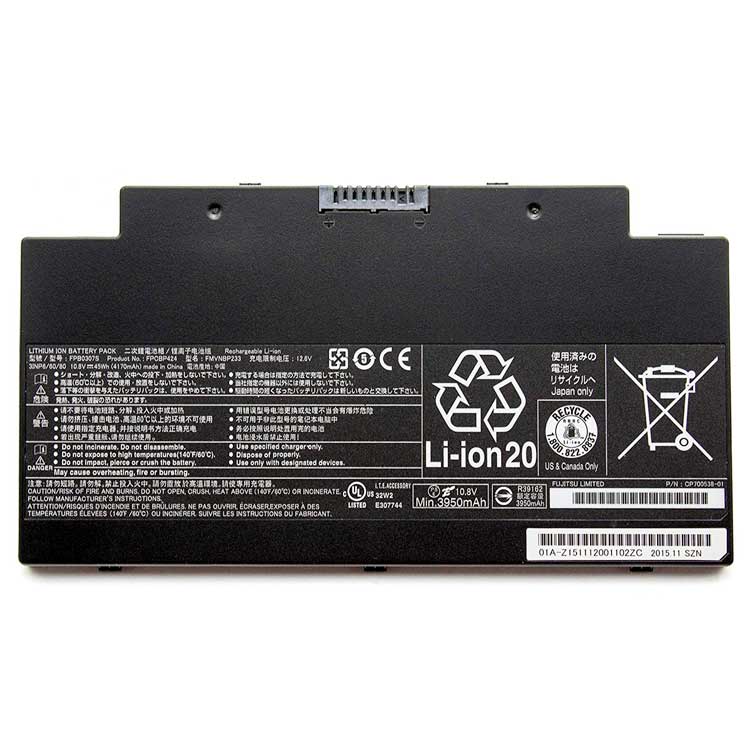 FMVNBP233 PC batterie pour Fujitsu AH77 3INP6/60/80 FMVNBP233 Series