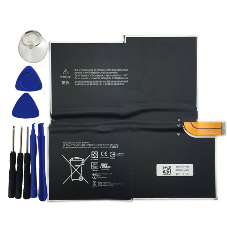 1577-9700,MS011301-PLP22T02,G3HTA005H,G3HTA009H PC batterie pour Microsoft surface pro 3 tablet