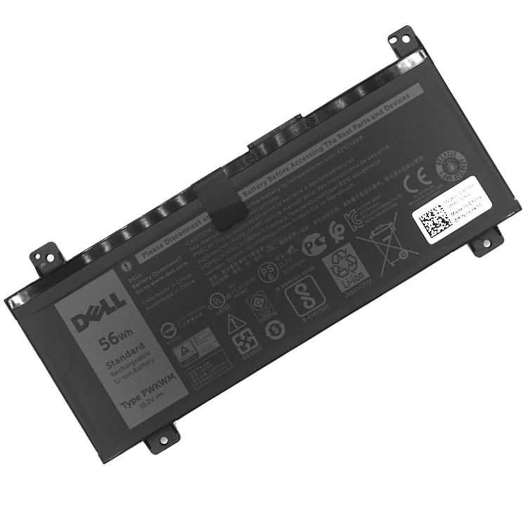 PWKWM,M6WKR,063k70,63k70 PC batterie pour Dell Inspiron 14 7466 7467 P78G 14-7000 14-7466 14-7467