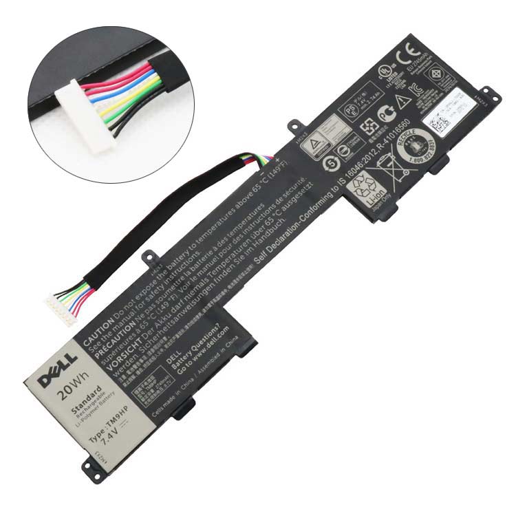 TM9HP,FRVYX,0FRVYX,0J84W0 PC batterie pour Dell Latitude 13 7350