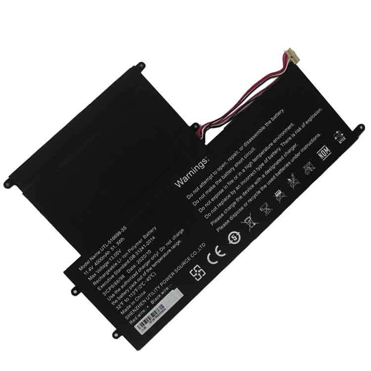 UTL-516698-3S PC batterie pour RTDPART EVC156-1 EVC156-2 series