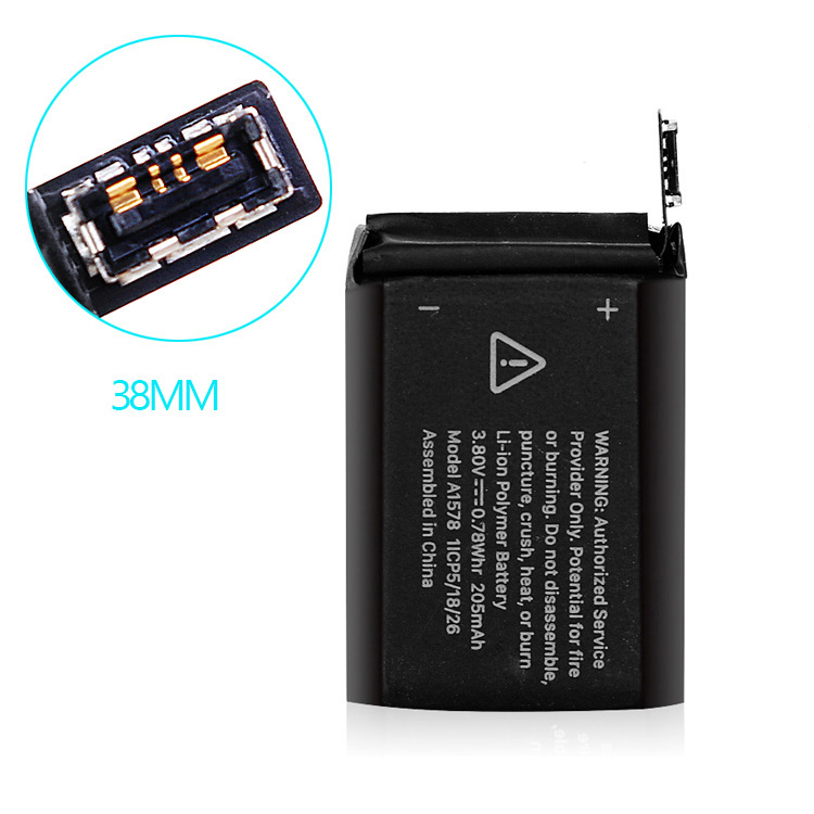 A1578 PC batterie pour Apple watch iWatch1 38mm