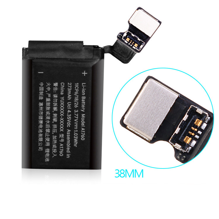 A1560 PC batterie pour Apple watch iWatch2  38mm