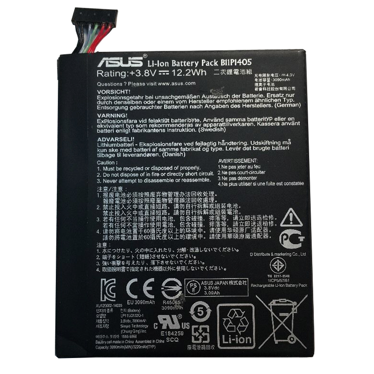 B11P1405 smartphone batterie pour Asus MeMO Pad 7 ME70CX