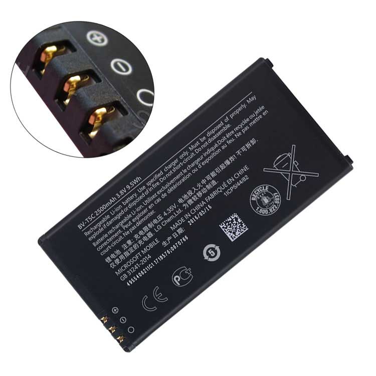BV-T5C smartphone batterie pour Microsoft Lumia 640 RM-1109 RM-1072 RM-1073