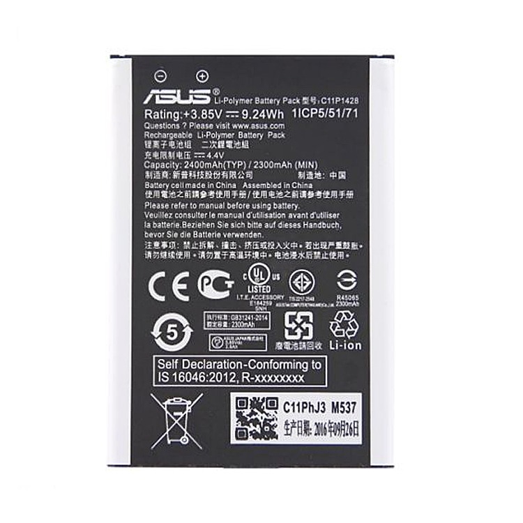 C11P1428 smartphone batterie pour ASUS ZENFONE 2 LASER ZE500KL Z00ED