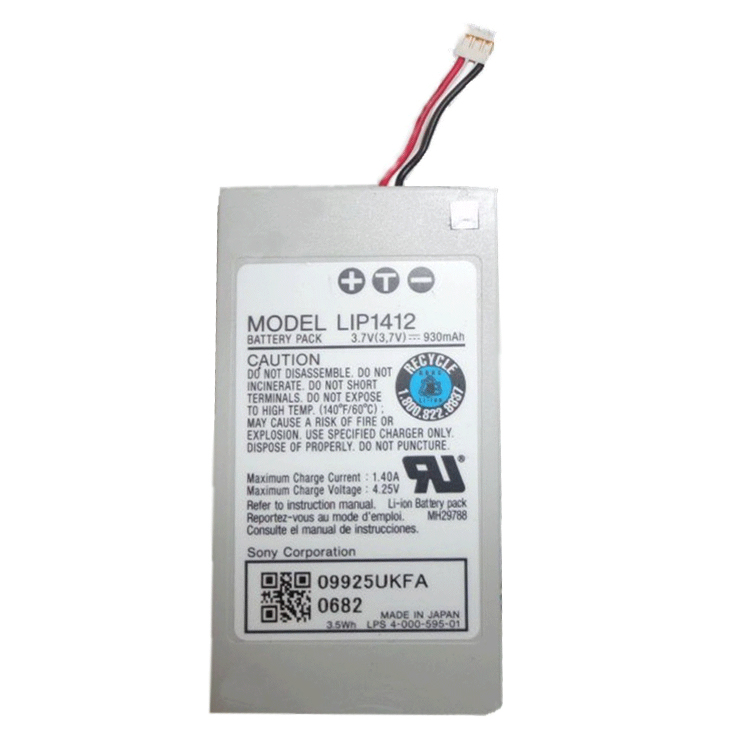 LIP1412 smartphone batterie pour SONY PSP GO PSP-N1000 PSP-N1001 PSP-N1002 PSP-N1003 3.7v LIP 1412
