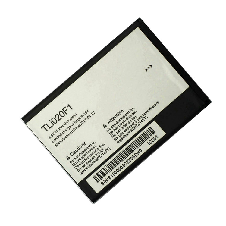 TLi020F1,TLi020F2 smartphone batterie pour Tcl J720 J720T J726T-SO2 J728T