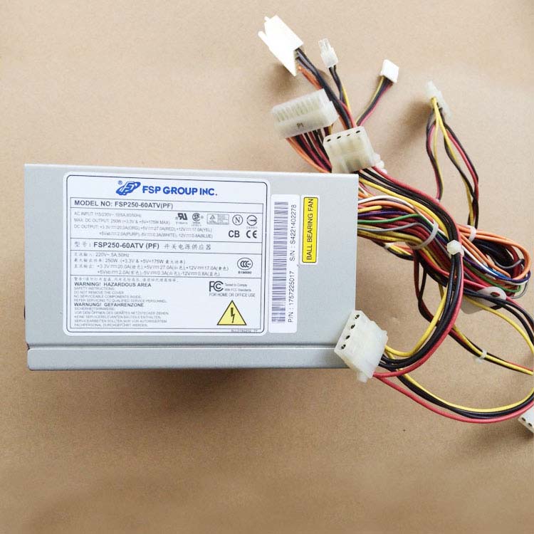 FSP250-60ATV/PF/250W PC alimentation pour Computer PC Power Supply FSP FSP250-60ATV (PF) 20-Pin PS2 ATX