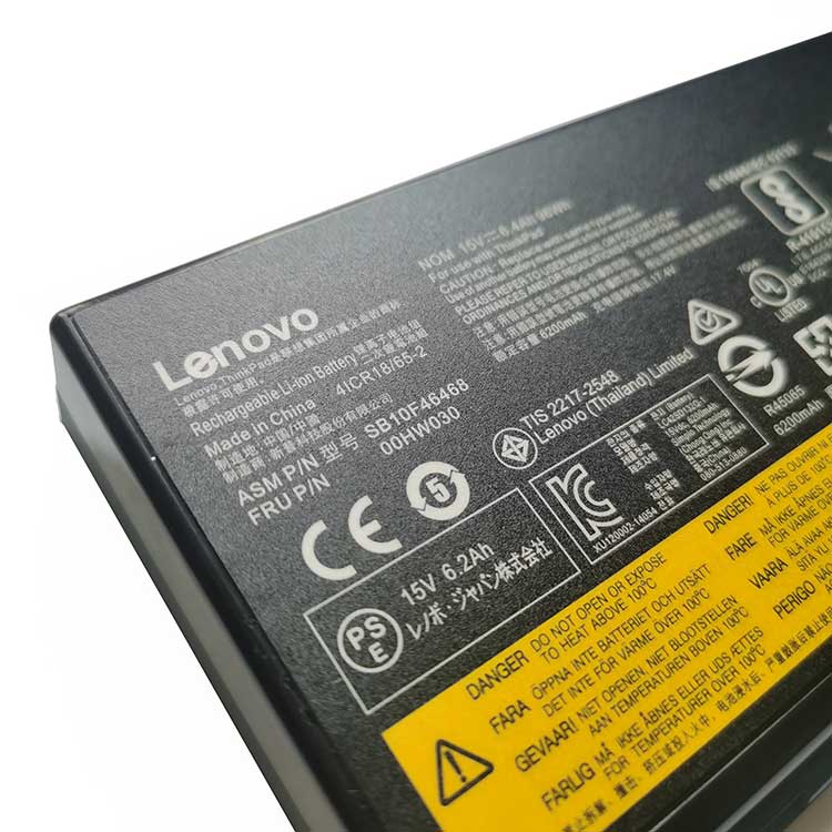 LENOVO FRU P/N: 00HW030 Batterie ordinateur portable