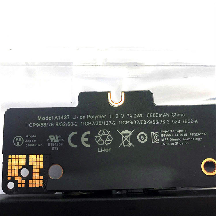 APPLE A1437 Batterie ordinateur portable