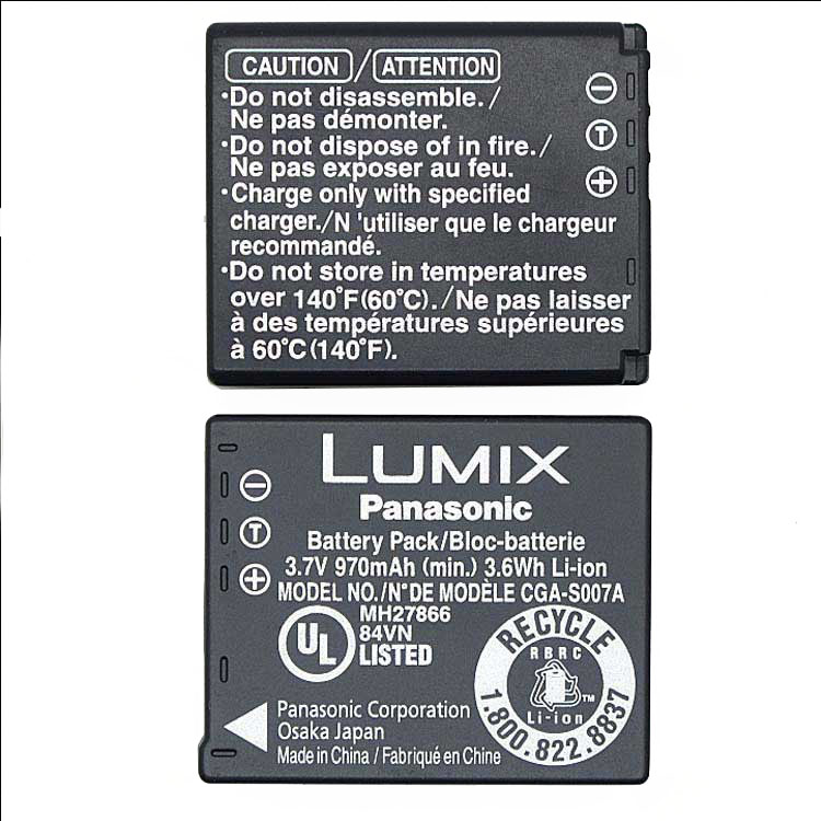 PANASONIC CGA-S007 Batteries