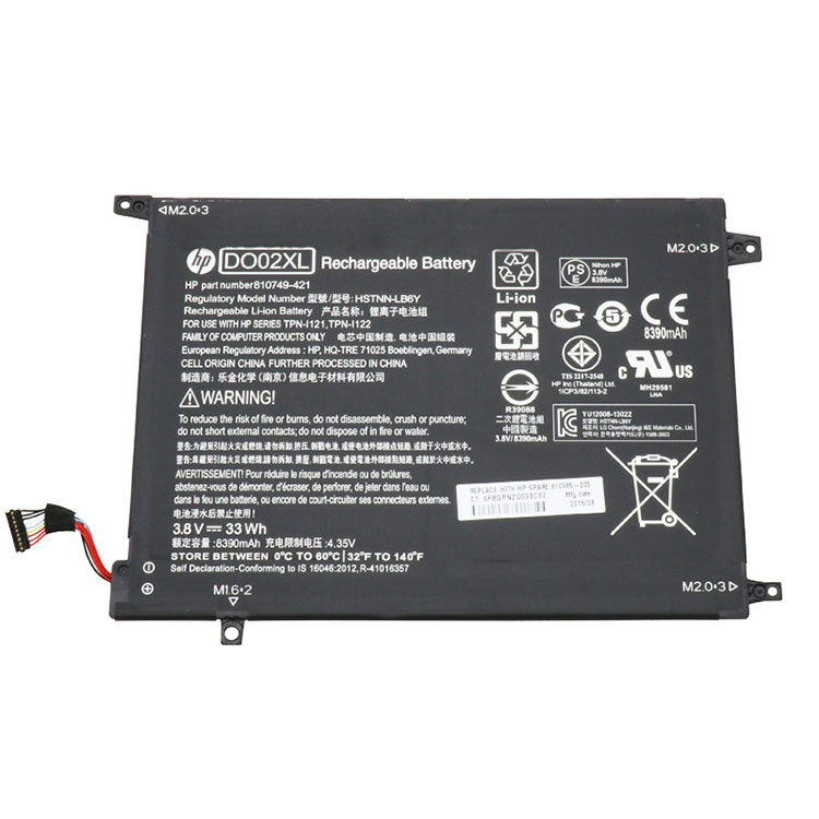 HP DO02XL Batterie ordinateur portable