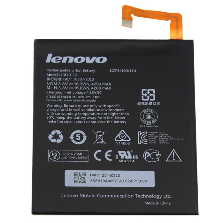 LENOVO L13D1P32 Batterie ordinateur portable