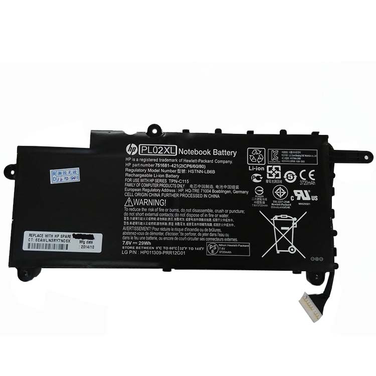 HP HSTNN-LB6B Batterie ordinateur portable