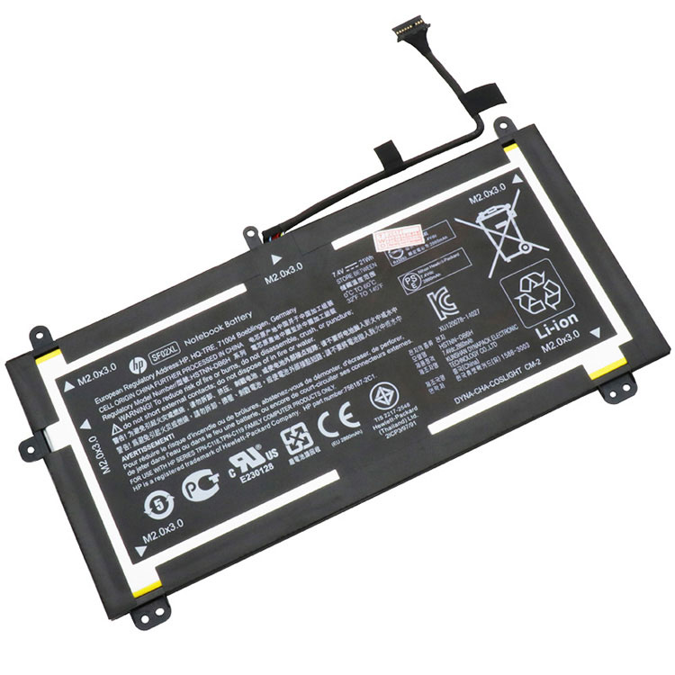 HP SF02XL Batterie ordinateur portable