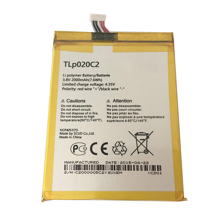 ALCATEL TLp020C2 Smartphones Batterie