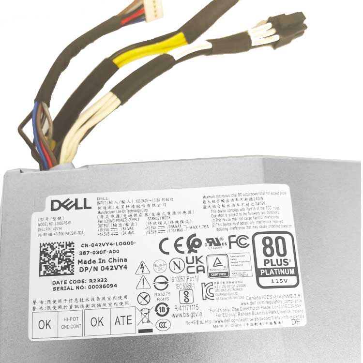 DELL L240EPS-01 Alimentation